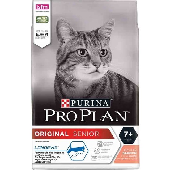 Pro Plan Original Senior Somonlu Yaşlı Kedi Maması 3 kg Fiyatı