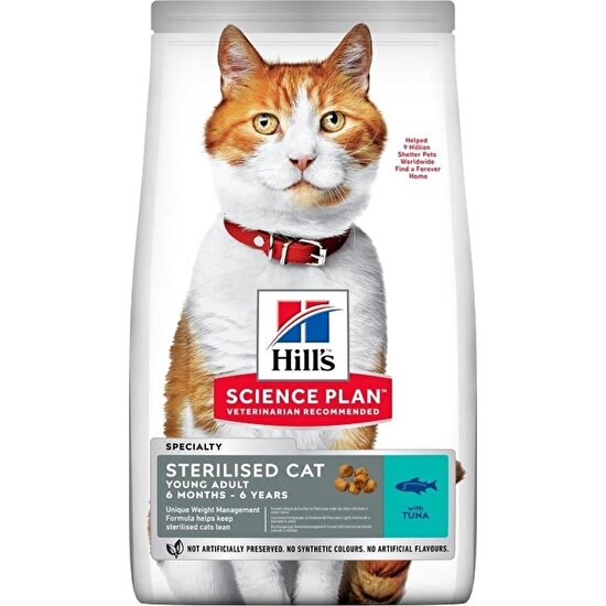 Hills Sterilised Ton Balıklı Kısır Kedi Maması 10 kg