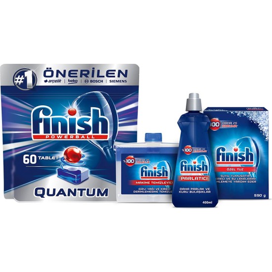 Finish Quantum 120 Tablet Bulaşık Makinesi Deterjanı (60X2) Fiyatı