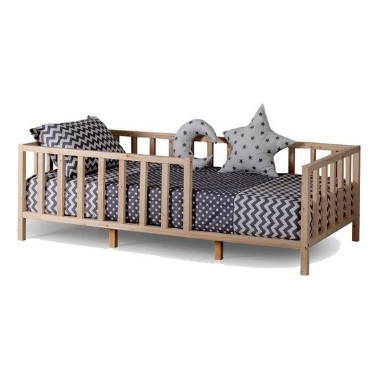 Köşk Mobilya Montessori Yatak Ahşap Yatak Çatısız Model Fiyatı