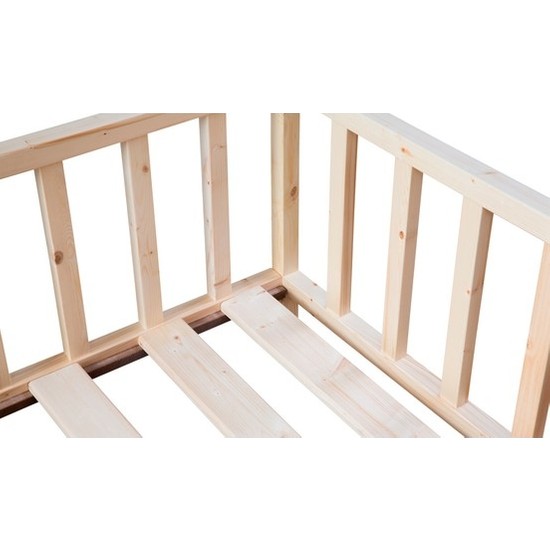 Köşk Mobilya Montessori Yatak Ahşap Yatak Çatısız Model Fiyatı