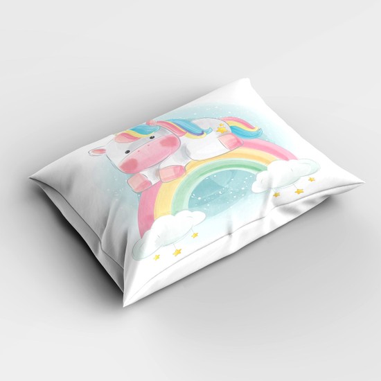 Else Unicorn Atlı 3d Desenli Yatak Odası Yastık Kılıfı 50 x Fiyatı