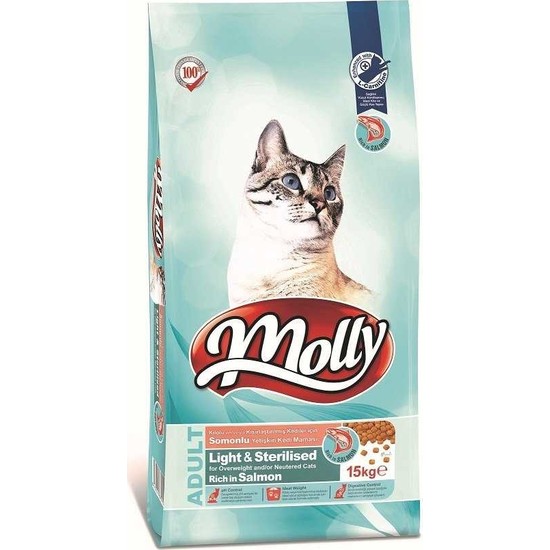 Molly Sterilized Somonlu Yetişkin Kedi Maması 15 Kg Fiyatı