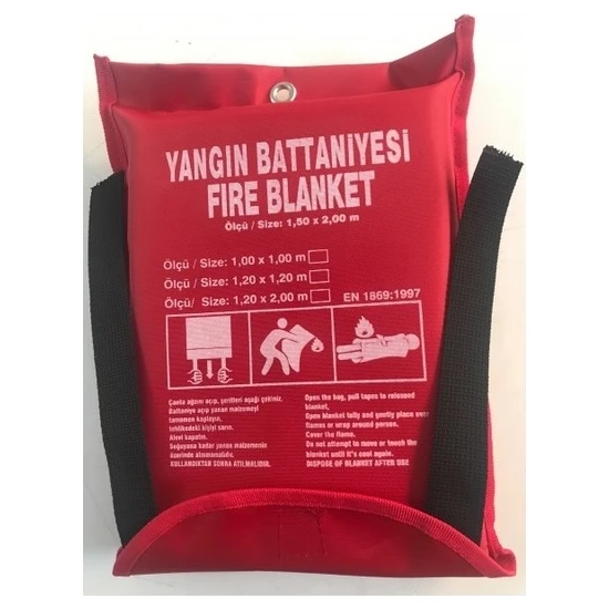 Fire Blanket Yangın Battaniyesi 150 x 200 cm