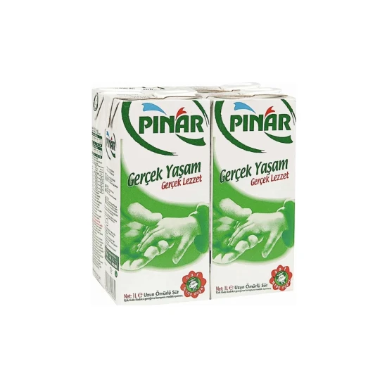 Pınar Tam Yağlı Süt 4x1 lt