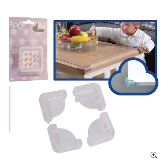 Azm Bebek ve Çocuk Koruma Köşe Koruyucu 4 Adet Fiyatı Azm Bebek ve Çocuk Koruma Köşe Koruyucu 4 Adet Fiyatı