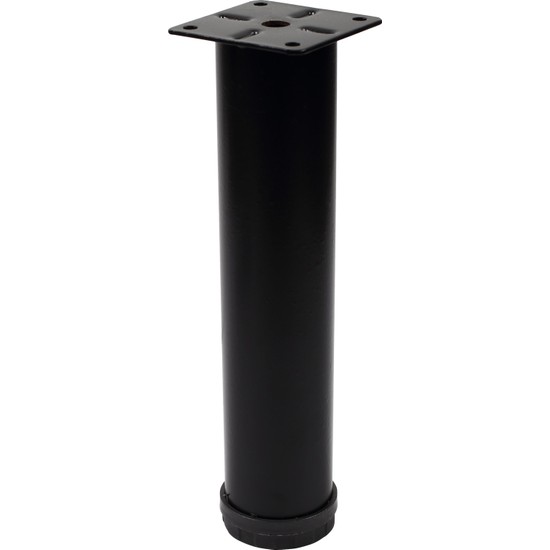 Gürçay Hırdavat Metal Mobilya Ayağı Siyah Çap 42 mm 20