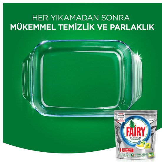 Fairy Platinum Bulaşık Makinesi Deterjanı Tableti / Kapsülü Fiyatı