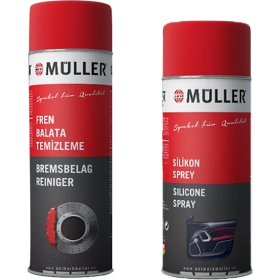 Müller Fren, Balata Spreyi 500 ml + Müller Silikon Sprey 400 ml