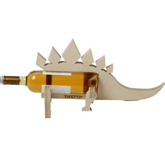 Tufetto Jurrasic Wine – Stegosaurus Ahşap Şaraplık