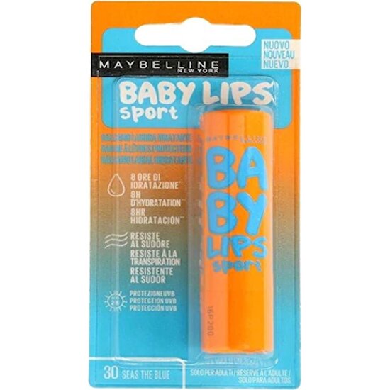 Maybelline Baby Lips Nemlendirici Dudak Balmı Sport 30-Seas The Blue