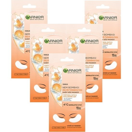 Garnier Kagit Goz Maskesi Nem Bombasi Gunun Yorgunluklarina Karsi Gece 6gr Rossmann