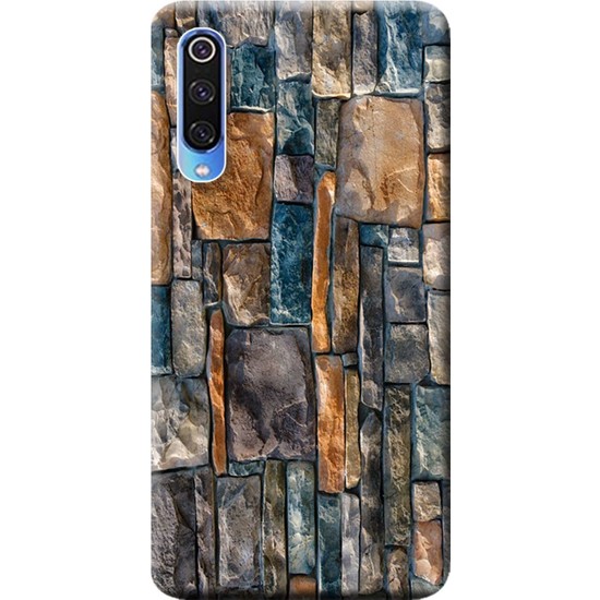 Kılıf Merkezi Xiaomi Mi 9 Kılıf Baskılı Silikon Taş Duvar Fiyatı
