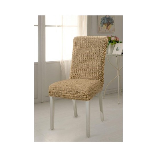 Altın Kelebek Sandalye Kılıfı Likralı Bürümcük Vizon Fiyatı