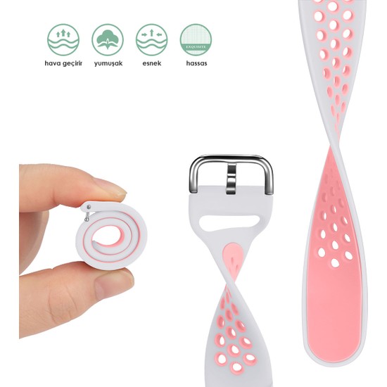 Microsonic Samsung Gear S3 Classic Rainbow Sport Band Kordon Fiyatı