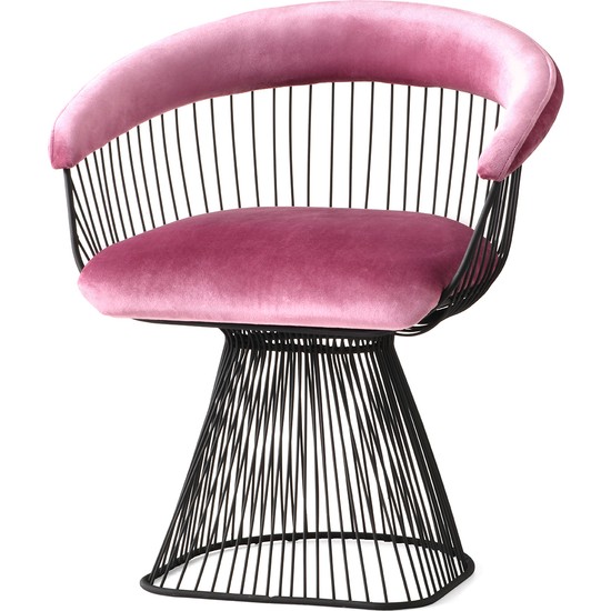 Yıldız Mobilya Ve Aksesuar Platner Lüks Sandalye Siyah Fiyatı