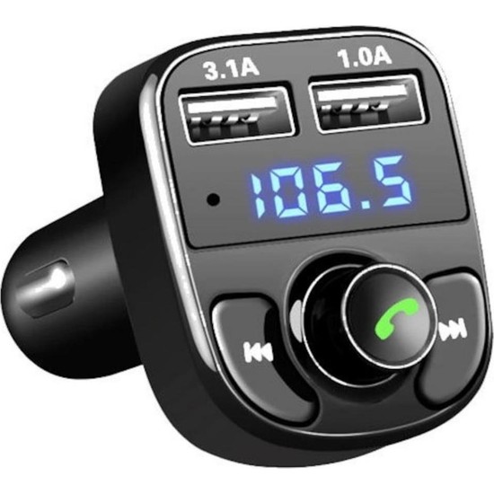Rebber Araç İçi Fm Transmitter X8 BT/USB/MP3/SD Fiyatı