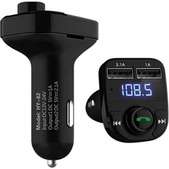 Rebber Araç İçi Fm Transmitter X8 BT/USB/MP3/SD Fiyatı