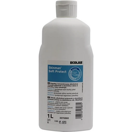 Ecolab Skinman Soft Protect El ve Cilt Dezenfektanı 1 l