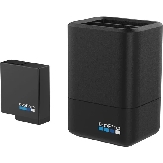 Gopro Dual Battery Charger With Rechargeable Battery For Max 360 Camera