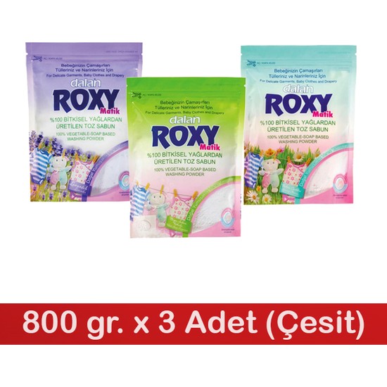 Dalan Roxy Matik 3 x 800 gr Bahar + Sabun + Lavanta Fiyatı
