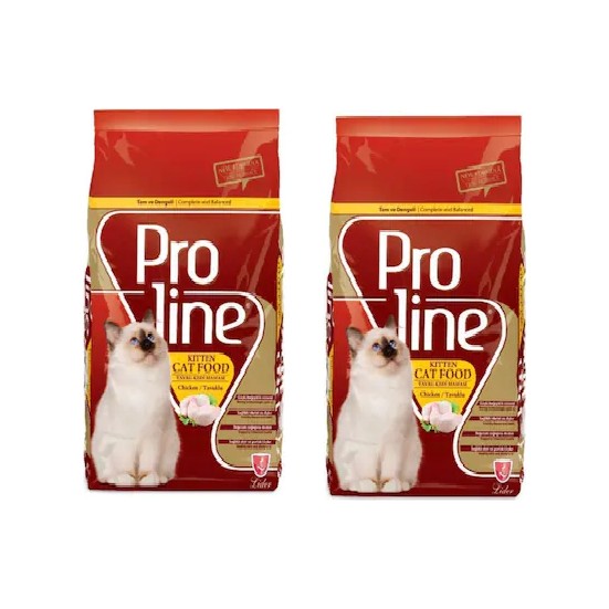 Pro Line Tavuklu Yavru Kedi Maması 1.5 kg x 2 Adet Fiyatı