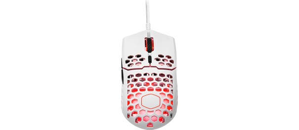 Resim CM Master Mouse MM711 RGB Ultra Hafif 60gr Parlak Beyaz Optik Profesyonel Oyuncu Faresi 