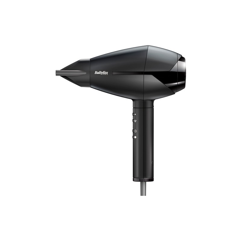 Babyliss AC Compact 2300W 6 Isı Ayarlı Yoğunlaştırıcı,Difüzör Başlıklı Hızlı Saç Kurutma Makinesi Siyah 6720E
