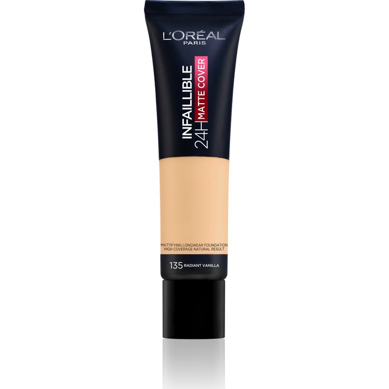 L'Oréal Paris Infaillible 24H Matte Cover Yüksek Kapatıcı Fondöten - 135 Radiant Vanilla