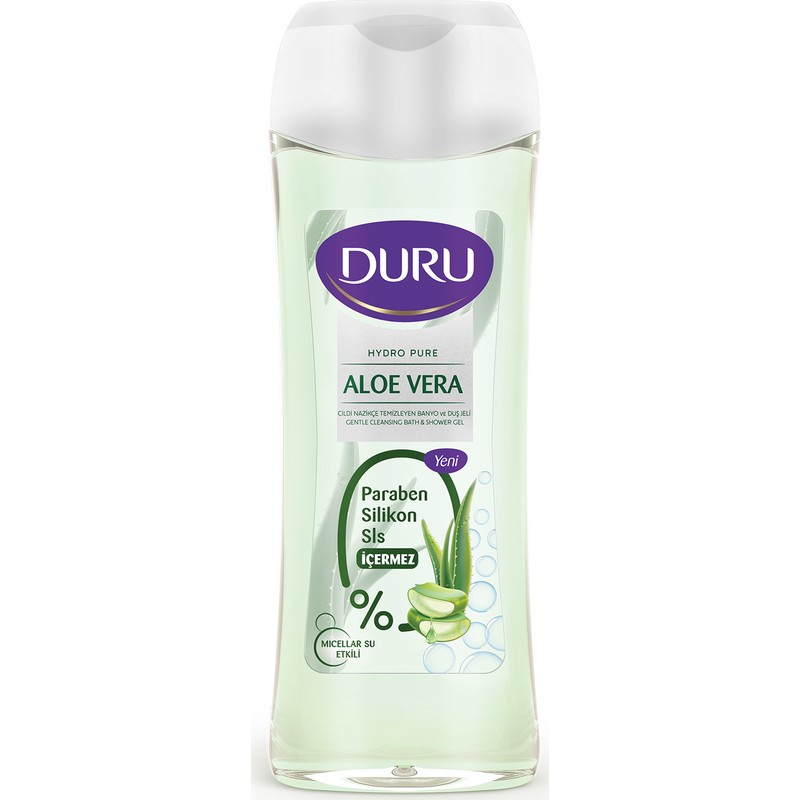 Duru Micellar Aloevera Duş Jeli Ferahlatıcı Etkiyle 450 ml Cilt Temizliği Sağlar
