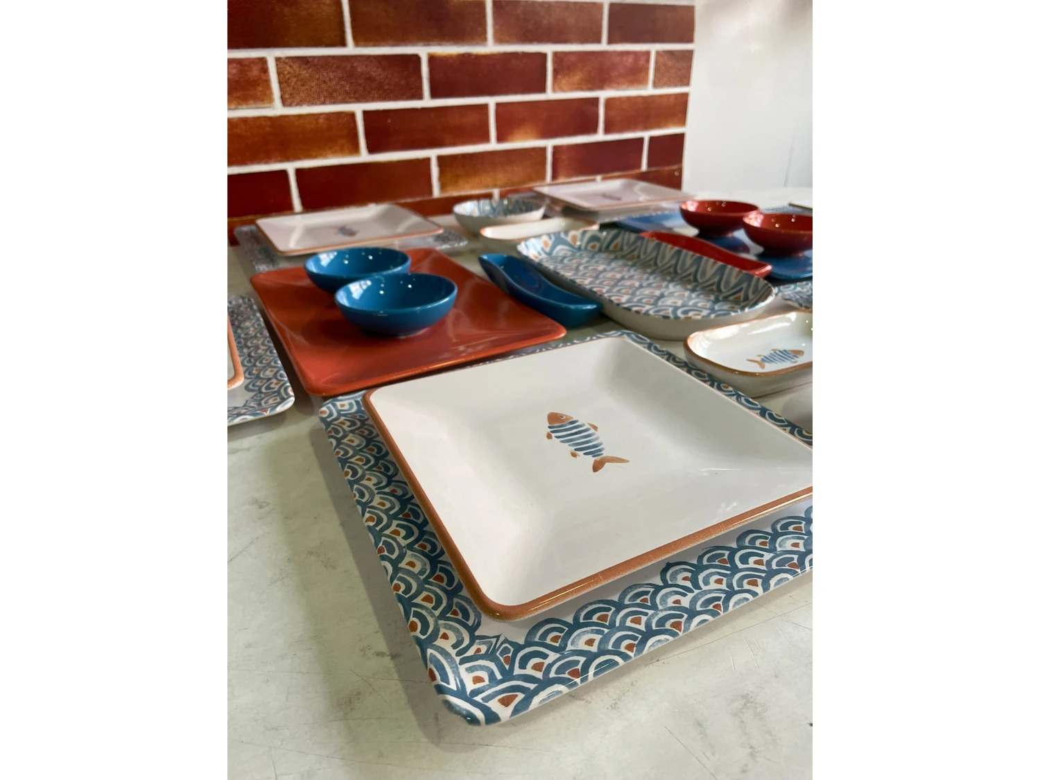 Resim Keramika 25 Parça Koi Kahvaltı Takımı 