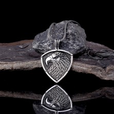 Tesbih Sepetim Kartal Motifli 925 Ayar Gümüş Kolye