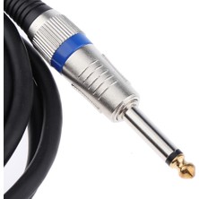 6.35MM Ts Erkek Fişe Xlr Kadın Mikrofon Stereo Dengesiz Ses Dönüştürücü Adaptör Kabloları Kablosu 150CM