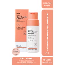 Hanskin Vitamin C Glow Powder Cleanser –  C Vitaminli  Cilt Temizleme Tozu ( Papaya ile Zenginleştirilmiştir )