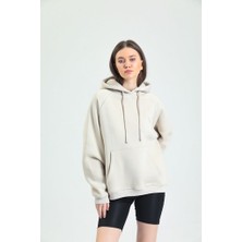 Revive Kapüşonlu Nakış Detaylı Sweatshirt