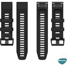 Microsonic Garmin Forerunner 935 Kordon Quick Fit Strap Band Siyah