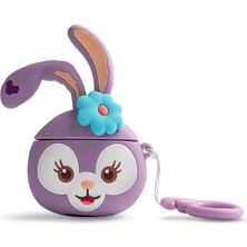 Microsonic Air Pods 1. Nesil / 2. Nesil Kılıf Cartoon Figürlü Silikon Crtn-Fgr-Stlla-Lou