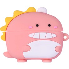 Microsonic AirPods Pro Kılıf Cartoon Figürlü Silikon Crtn-Fgr-Ct-Dnzr-Pmb