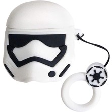 Microsonic AirPods 1. Nesil / 2. Nesil Kılıf Cartoon Figürlü Silikon Crtn-Fgr-Strmtr