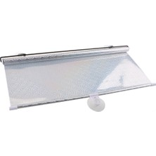 Cuticate Araba Ön/arka Cam Geri Çekilebilir Güneşlik Güneş Gölgeleri Visor 50X125CM (Yurt Dışından)