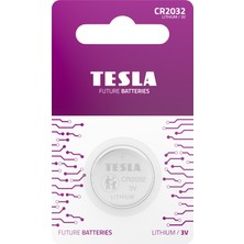 Tesla Button Serisi CR2032 Lityum Düğme Pil Geleceğin Pilleri 2 li Paket