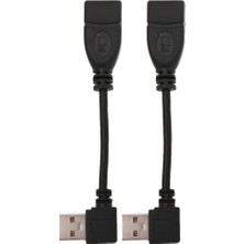 Bestnify 2 Adet USB 2.0 90 Derece (Sağ Ve) Bir Erkek / Dişi M Tipi (Yurt Dışından)