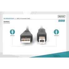 Assmann AK-300105-018-S USB 2.0 Bağlantı Kablosu