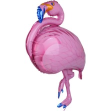 2 Flamingo Alüminyum Dekorasyon Pembe