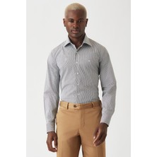 Bisse Erkek Regular Fit Uzun Kollu Klasik Gömlek SIYAH GM22K222056_C99