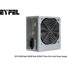 Eyfel EFS-2500 Peak 250W 12CM Fan Psu