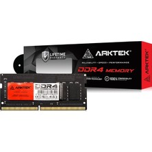 Arktek AKD4S8N2666, 8gb, Ddr4, 2666MHZ, 1,2V, CL19, Notebook, Sodımm Ram