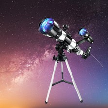 Bestnify Astronomi Için Tripod ile 70MM Astronomik Reflektör Teleskop, Beyaz Kurulum 44.8X15CM (Yurt Dışından)