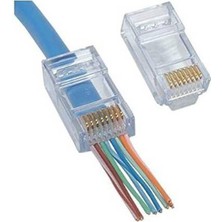 RJ45 Konnektör-Yeni Nesil Paket (100 Adet)