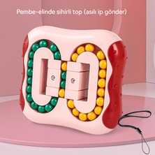 Quickly Dönen Sihirli Fasulye Eğitici Dekompresyon Yaratıcı Yuvarlanan Top Rubik Küpü (Yurt Dışından)